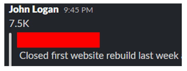 Tyler client result screenshot