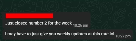 Owen client result screenshot